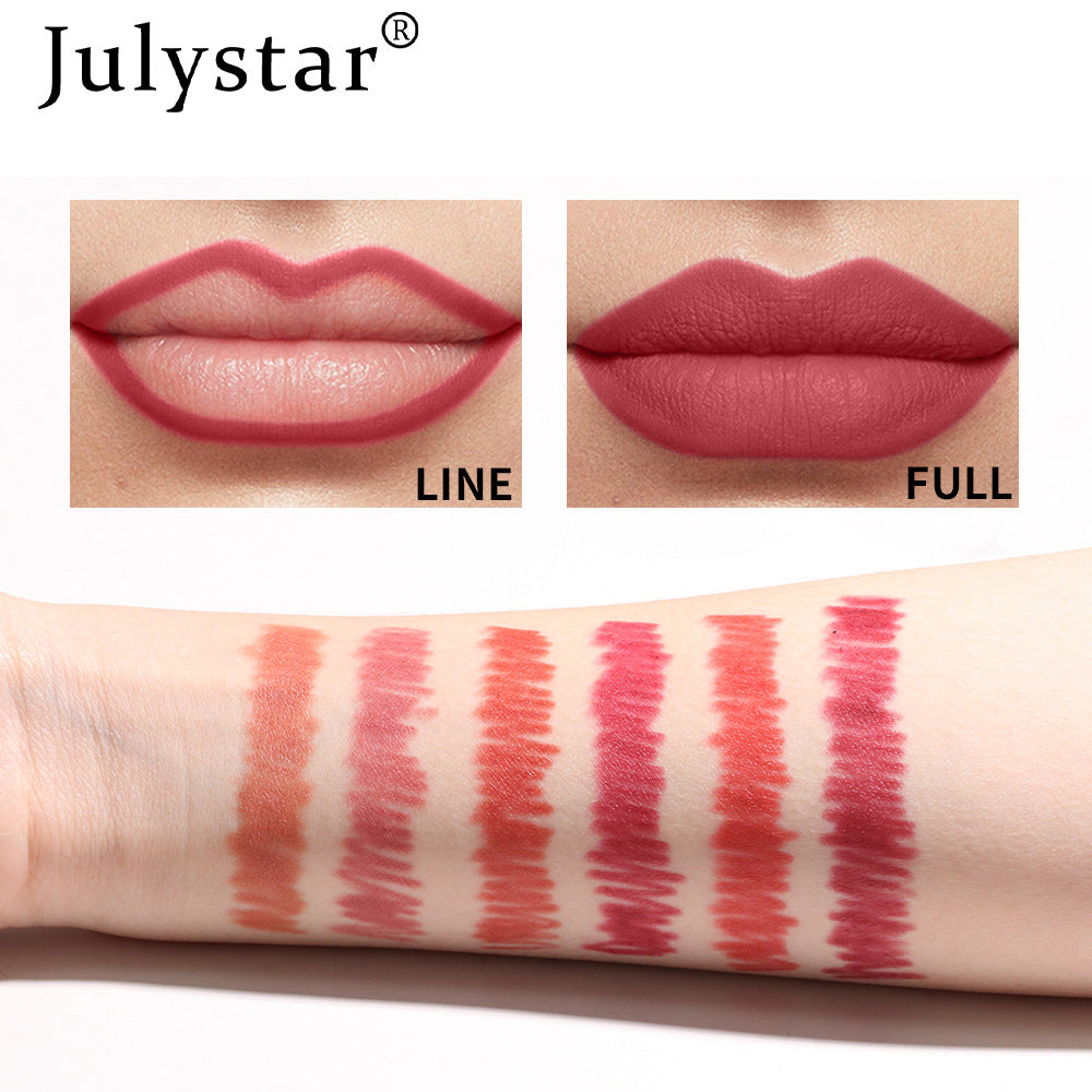 Waterproof Lipstick Lips Pink Matte Solid Lipliner - V.I.P Digital Presence
