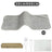 **5V USB grey heating pad (19.6x11.8") with 59" cable for cramps & back pain, works as mini heated blanket.** - V.I.P Digital Presence