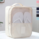 Twill Oxford Cloth Shoes Travel Storage Bags Three-layer Waterproof Shoe Bag