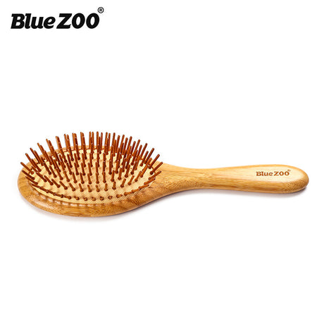 Pointed BlueZOO Massage Air Cushion Airbag Comb Bamboo Bristle Needle Comb Hairdressing Wood Comb - V.I.P Digital Presence