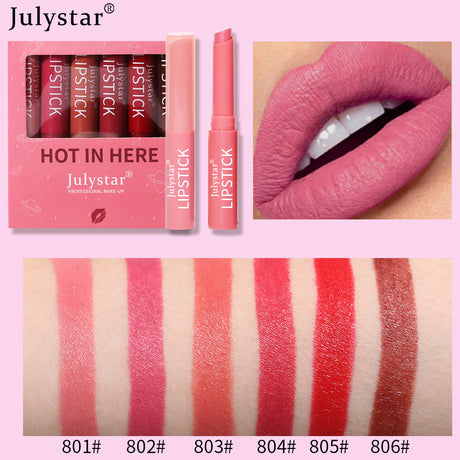 Velvet Foggy Lipstick Cover Box Matte Color Fast Candy Lipstick - V.I.P Digital Presence
