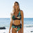 Miturn New Leaves Printed High Waist Two Pieces Bikini Set Swimsuit Female Women Beachwear Swimwear Bather Bathing Suit - V.I.P Digital Presence