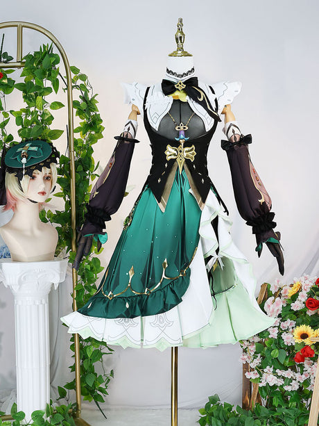 Genshin Impact cos costume perfumer Amelia cosplay costume matching shoes - V.I.P Digital Presence