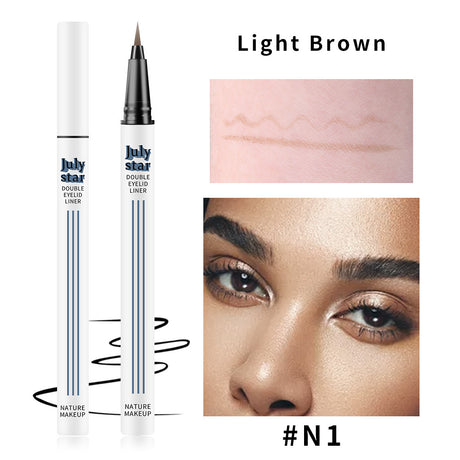 Liquid Sleeper Pen Waterproof Quick Dry Brown Non-Smudge Eyeliner Liquid Pen Eye Makeup Long Lasting Eyeliner - V.I.P Digital Presence