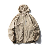 Camouflage Spliced Thin Hooded Sun Protection Clothing Men's Outdoor Sports Reflective Design Casual Jacket Trendy - V.I.P Digital Presence