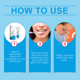 Cleaning Toothpaste, Gentle Cleaning Care For Teeth Care Odor Fresh Remove Stains Mint Toothpaste - V.I.P Digital Presence