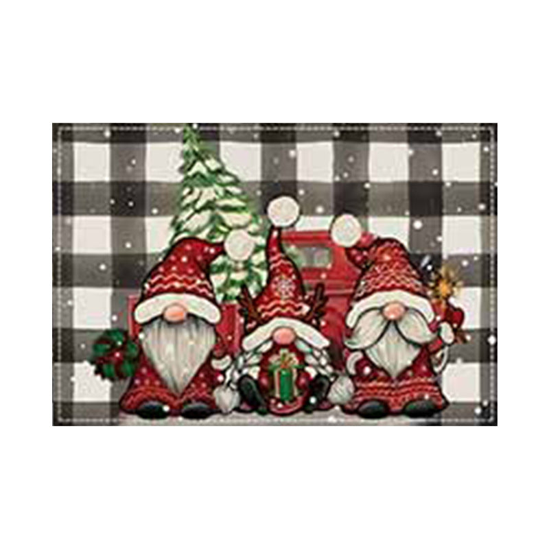 Christmas Snowman Linen Meal Mat Snowflake Grid Printed Table Mat Christmas Party Decoration Insulation Mat Holiday Decoration - V.I.P Digital Presence