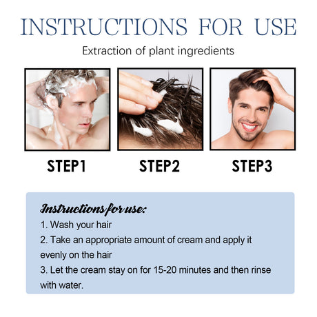Men's Hair Care Cream Repair Dry Hair And Frizz Supple Repair Hair Care Cream - V.I.P Digital Presence