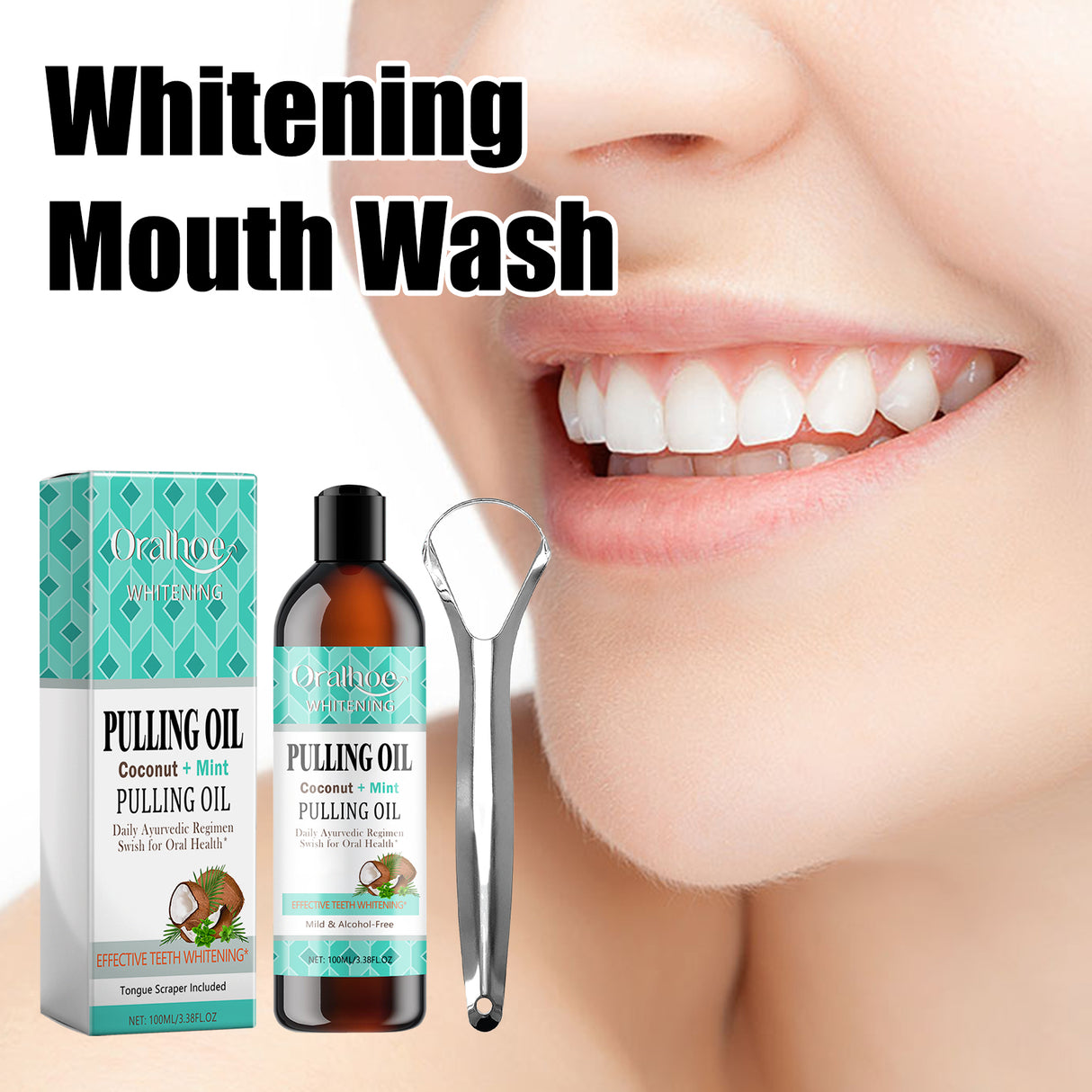 Whitening Mouth Wash, Beauty Shine White Teeth And Fresh Breath Odor Clean Mouth Care Gums - V.I.P Digital Presence