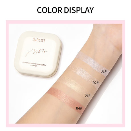 QIBEST Highlighting Powder Repairing Natural Nude Makeup Glitter Brightening Highlighting Powder - V.I.P Digital Presence