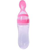 Newborn Baby Silicone Squeezing Feeding Bottle - V.I.P Digital Presence