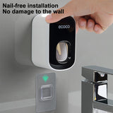 Automatic Toothpaste Dispenser Squeezers Toothpaste Tooth Dust-proof Toothbrush Holder Wall Mount Stand Bathroom Accessories Set - V.I.P Digital Presence