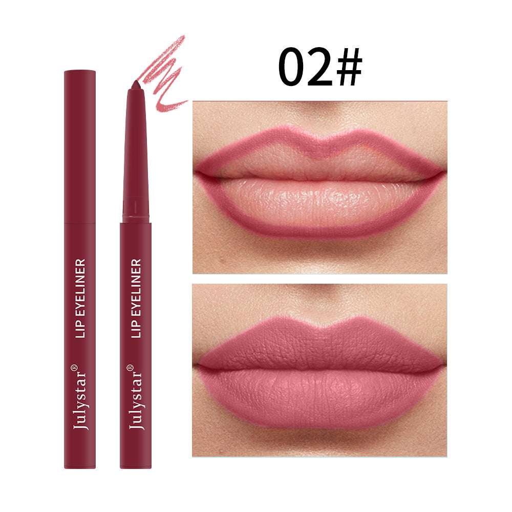 Waterproof Lipstick Lips Pink Matte Solid Lipliner - V.I.P Digital Presence