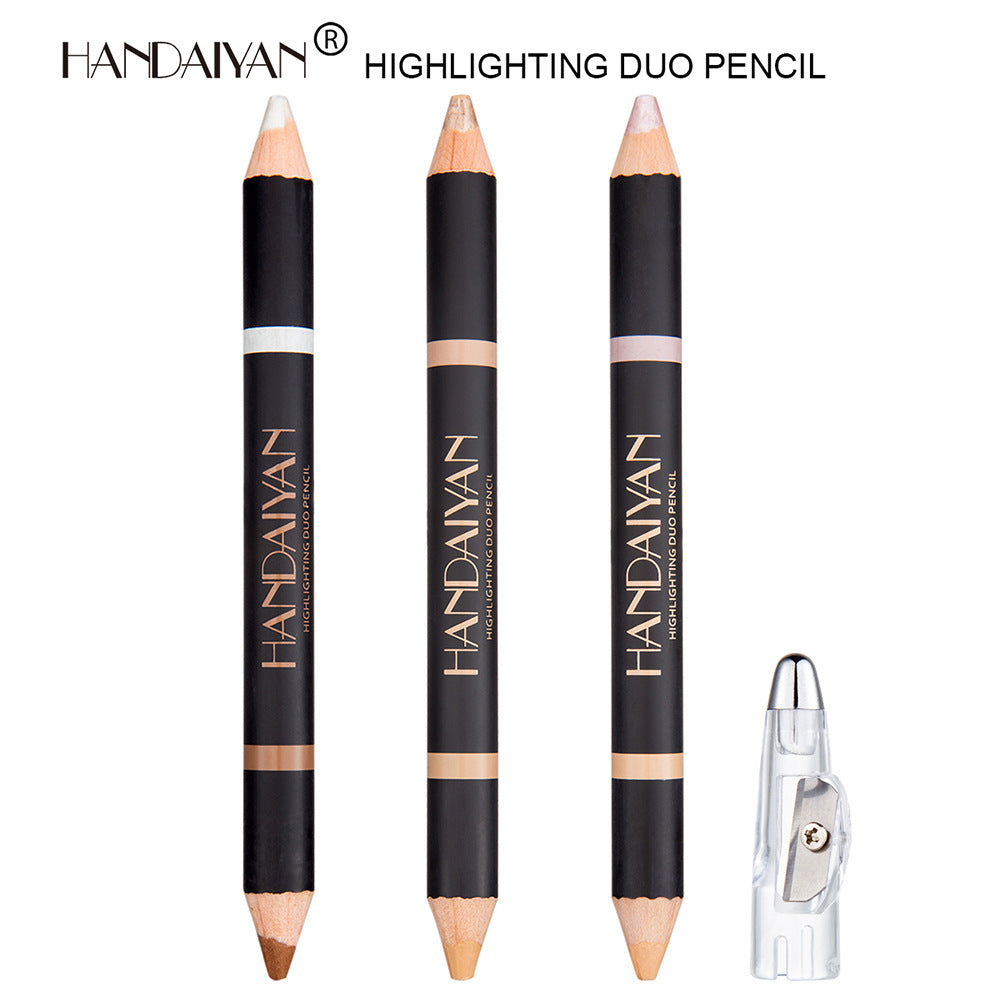 HANDAIYAN Double Head Eyebrow Dual Purpose Pen Eyebrow Bone Raised Bright Bottom High Gloss Face Brightening Concealer Pen - V.I.P Digital Presence