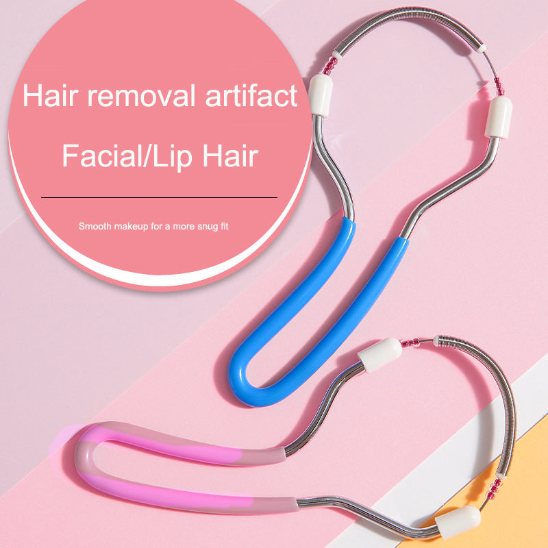Facial hair removal device with twisted hair removal device lip hair removal device facial hair removal device - V.I.P Digital Presence