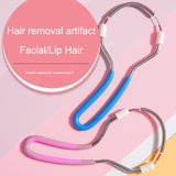 Facial hair removal device with twisted hair removal device lip hair removal device facial hair removal device - V.I.P Digital Presence