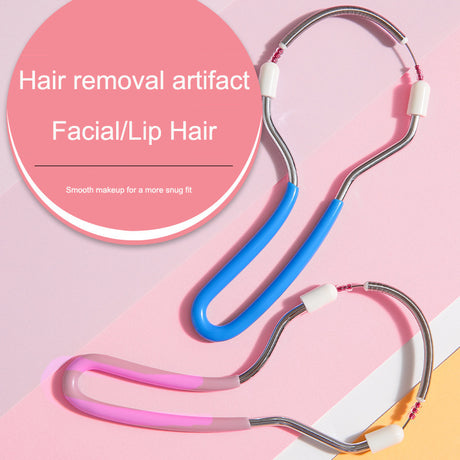 Facial hair removal device with twisted hair removal device lip hair removal device facial hair removal device - V.I.P Digital Presence