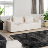 No Installation&Convertible Living room foam sofa chair Loveseat Twin Size with Armrests Removable and Machine Washable Cover - V.I.P Digital Presence