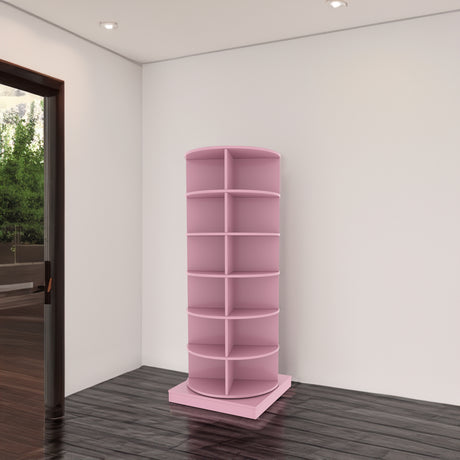 Pink 360 Rotating shoe cabinet 6 layers - V.I.P Digital Presence