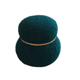 WKJ1Y Dark green snowman stool, Greig plush cushion, playful and cute, suitable for any space - V.I.P Digital Presence