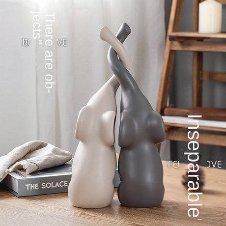 European Home Decor Adorable Couple Figurine Craft Wine Cabinet Ornament Valentine's Day Gift for Girlfriend - V.I.P Digital Presence
