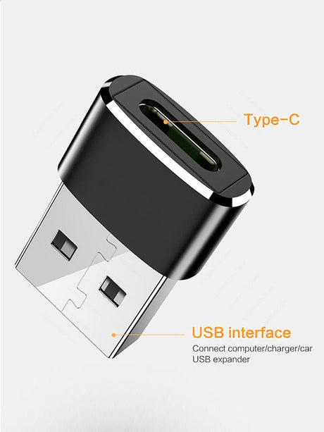 Type-C adapter Type-C to USB charging adapter Fast charging adapter USB adapter - V.I.P Digital Presence