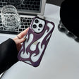Electroplated hollow flame pattern phone case suitable for iPhone 15 Pro, simple all inclusive, Apple 14 anti drop protective cover - V.I.P Digital Presence