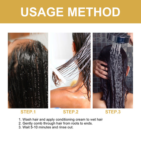 Hair Cream, Moist Soft Repair With Prevent Hair Flexible Hair Thick Hair Hair Care Cream - V.I.P Digital Presence