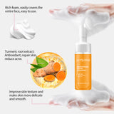 Turmeric Cleansing Mousse For Gentle Cleansing Of Facial Skin Pores Cleanser Moisturizing Skin Care