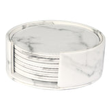 Creative PU leather coaster Exquisite insulated tea water cushion Square leather coaster - V.I.P Digital Presence