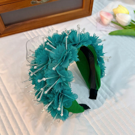 Fashionable design wide edge fabric crystal headband - V.I.P Digital Presence