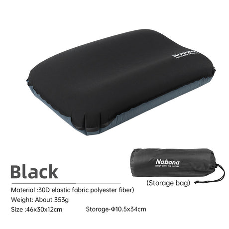 Outdoor 3D Sponge Pillow Automatic Inflatable Pillow Camping Tent Air Cushion Pillow Travel Portable Cervical Neck Pillow - V.I.P Digital Presence
