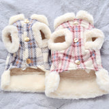 Dog clothing with warmth and plush that can be pulled vest teddy bear small dog cat pet clothing - V.I.P Digital Presence