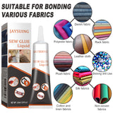 Fabric Sewing Glue, Fabric Sewing Rubber Shoe Pad Clothes Jeans Torn Repair Fabric Glue - V.I.P Digital Presence
