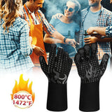 Heat Resistant Gloves Heat Proof Grill Gloves For Barbecue Cooking Baking Pulling Meat Washable Oven Gloves Mitts As Smoker BBQ - V.I.P Digital Presence