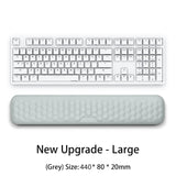 Reposamuñecas ergonómico para teclado y ratón, para oficina, para proteger y relajar la muñeca, con espuma viscoelástica, para ordenador y portátil
