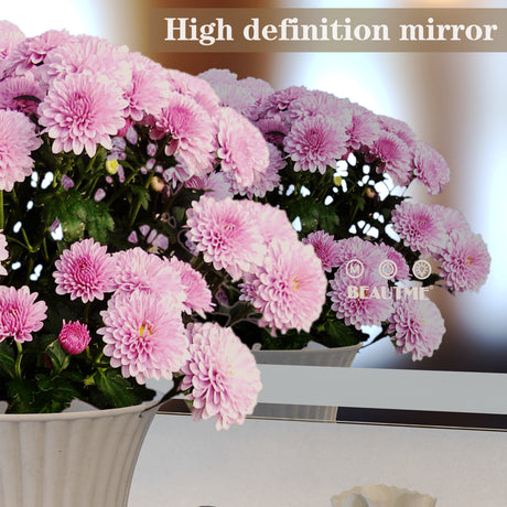 72X32 inch large LED bathroom mirror wall mounted mirror with 3 color modes, aluminum frame wall mounted light, full body mirror - V.I.P Digital Presence
