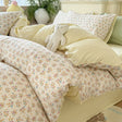 Double Gauze Four-Piece Set Jacquard Small Bamboo Cotton Three-Piece Set Student Dormitory INS Fresh Floral Bedding - V.I.P Digital Presence