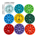 MATH FIDGET SPINNERS 9-piece math fidget spinner teaching enlightenment toy - V.I.P Digital Presence