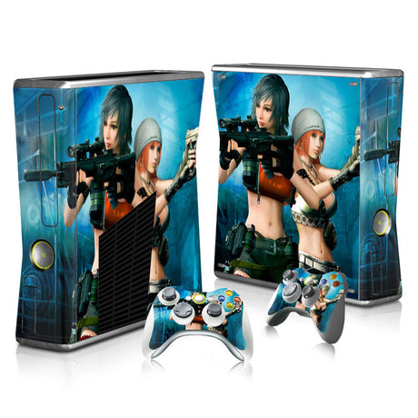 Xbox 360 Slim Full Body Color Membrane Stickers with Scratch-Resistant Protection - V.I.P Digital Presence
