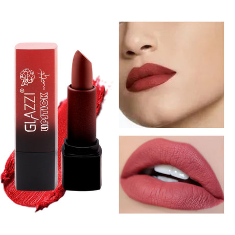 Small Square Tube Matte Matte Not Easy To Fall Off Lipstick Smooth Moisturizing Not Pull Dry Lasting Color Portable Lipstick Makeup - V.I.P Digital Presence