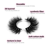 10 Pairs Of Messy Thick Imitation Mink Hair False Eyelashes 3D Stereo Realistic European And American Fried Hair False Eyelashes - V.I.P Digital Presence