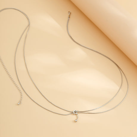 Thin chain belly button waist decoration body chain double-layer metal wind versatile waist chain - V.I.P Digital Presence