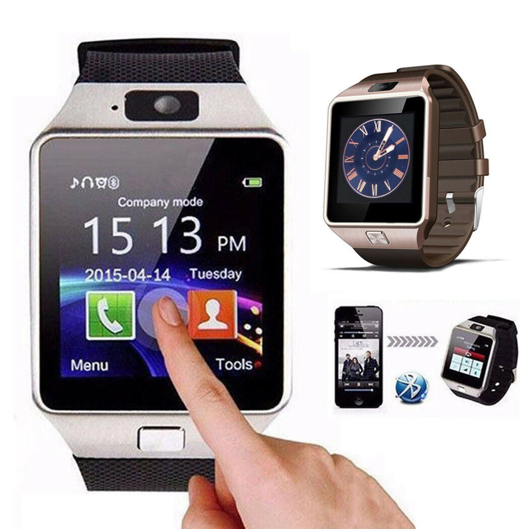 DZ09 Smart Watch Bluetooth Children's Phone Watch Touch Screen Card Multi-Language Smart Wearable Call Upgrade - V.I.P Digital Presence