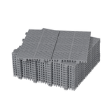 12 x 12 inch gray interlocking deck tiles, plastic waterproof, weighing up to 6613 pounds, with a rose pattern pack of 12 - V.I.P Digital Presence
