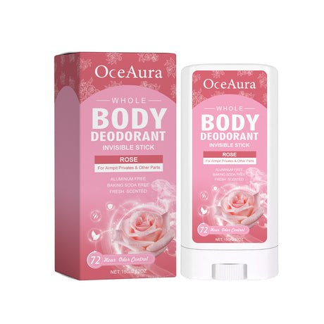 Whole Body Deodorant, Rose Fragrance Naturally Refreshing Lighten Underarm Odor Lasting Fragrance - V.I.P Digital Presence