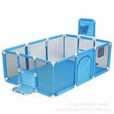 Children's fence baby basketball fence safety stainless steel playpen children's ball pit baby indoor playground baby park fence - V.I.P Digital Presence