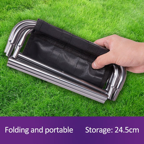 25*22.5*27cm Outdoor Aluminum Folding Stool Chair Small Fishing Stool Chair Portable Camping Outdoor Fishing Chair Fishing Tool - V.I.P Digital Presence