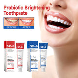 Probiotic Brightening Toothpaste, Oral Cleaning Remove Odor Stains White Teeth Gum Care Toothpaste - V.I.P Digital Presence