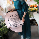 Nursing Cover Breastfeeding Scarf with Safety Warning No Touching Sign Baby Car Seat Covers - V.I.P Digital Presence